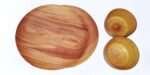 CTmela Wooden Thali Set, for Dinner and Gifts Item10 inch 1set.