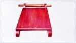 CTmela Wooden Chakla Belan with Stand Original and best wood A beautifully handcrafted square wooden rolling board Highly