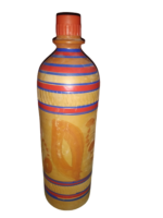 Clay Water Bottle, Mitti Bottle, Handmade Earthen Eco-Friendly 1 pice. - Image 2