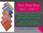 Combo offer -Women's Multicolored Soft Silk sharee 6 pices. - Image 5