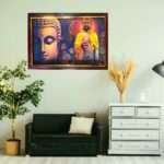 CTmela Wooden Buddha Photo Frames Wall Decoration Living Room Bedroom Home Decor Wall Art Frames
