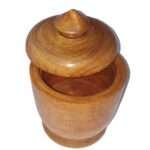 CTmela Wooden Sugar Pot, Jam Jar Masala Box & Multi use Pot 1 Pice.