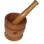 CTmela Wooden Hamandista Mixture Mortar Grinder #neem wood#