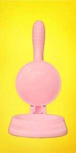 CTmela Plastic Puri Maker Press Machine pink 10.cm Anti slip textured grip. - Image 4