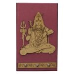 CTmela Wooden Shiva Art Wall Kye Hanger 25 X 17 cm use Home & Office