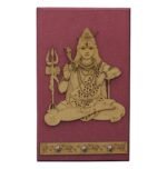 CTmela Wooden Shiva Art Wall Kye Hanger 25 X 17 cm use Home & Office