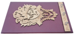 CTmela Wooden Durga Art Wall Kye Hanger 25 X 17 cm use Home & Office - Image 3