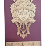 CTmela Wooden Durga Art Wall Kye Hanger 25 X 17 cm use Home & Office